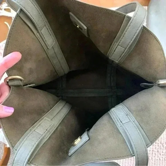 Antik Kraft army green shoulder bag - Picture 5 of 8